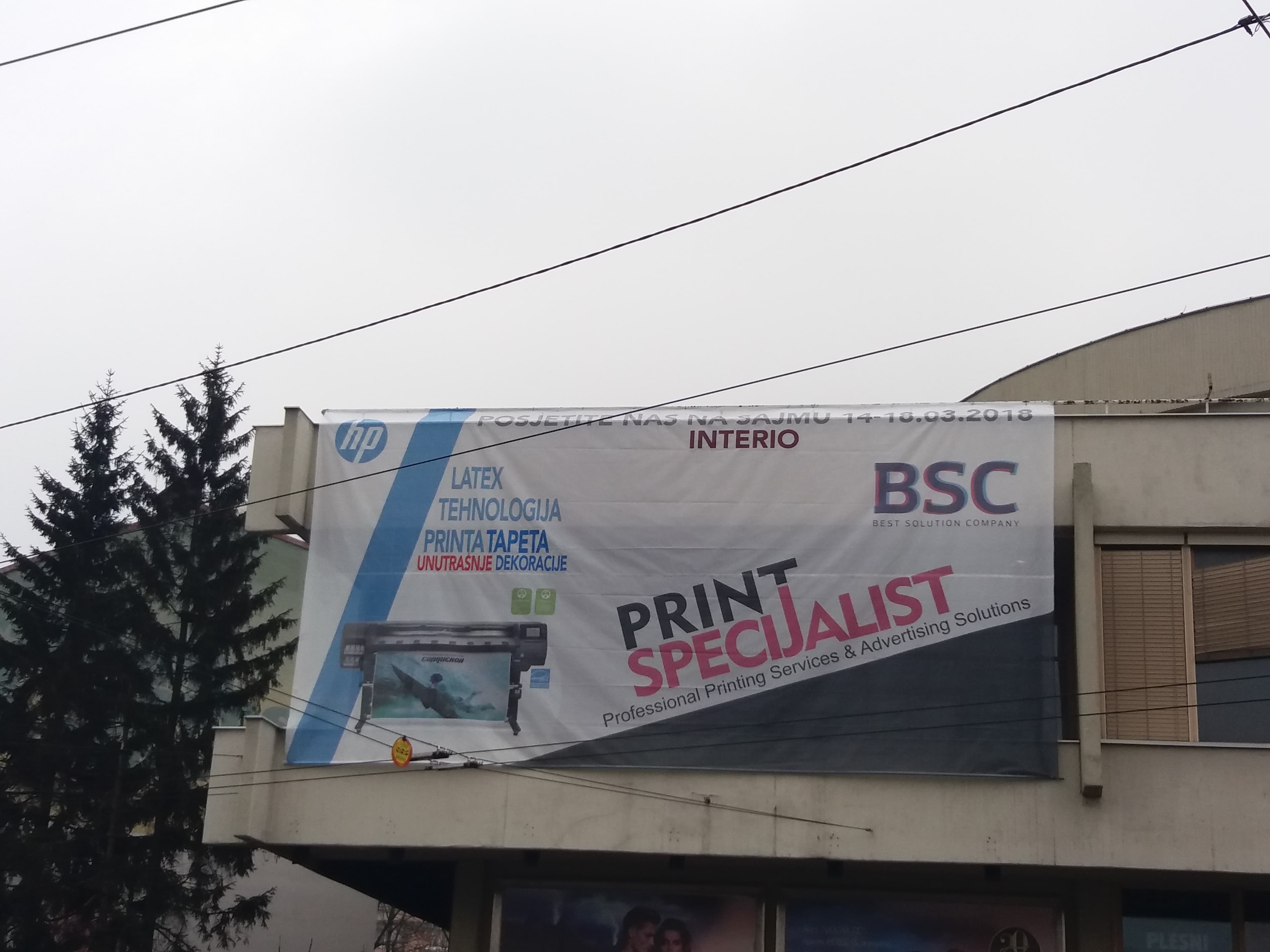 Banner / Textilni Banner / Flag — Primjer 1